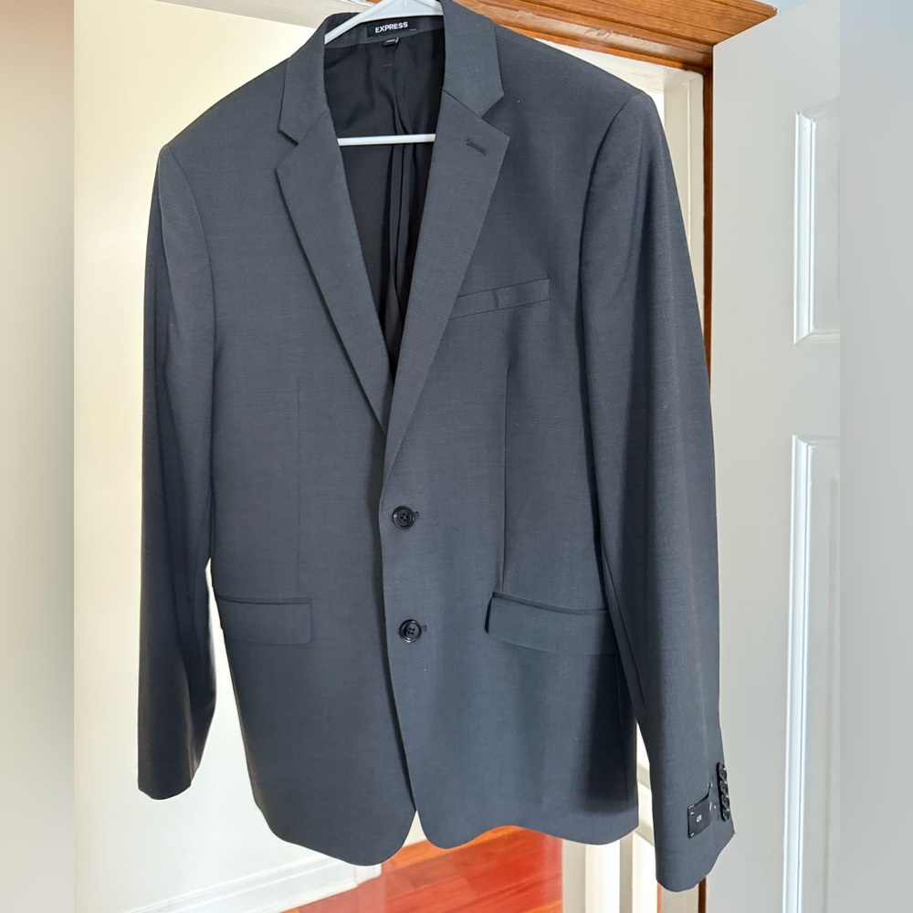 Express Men’s suit coat sz 42R - Picture 2 of 6